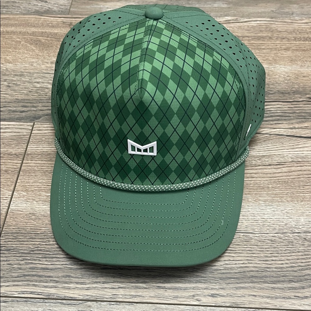 Melin Green Argyle Odyssey Links Hydro Hat Size Classic Limited Edition